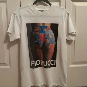 Fiorucci Jean Shorts Graphic Tee